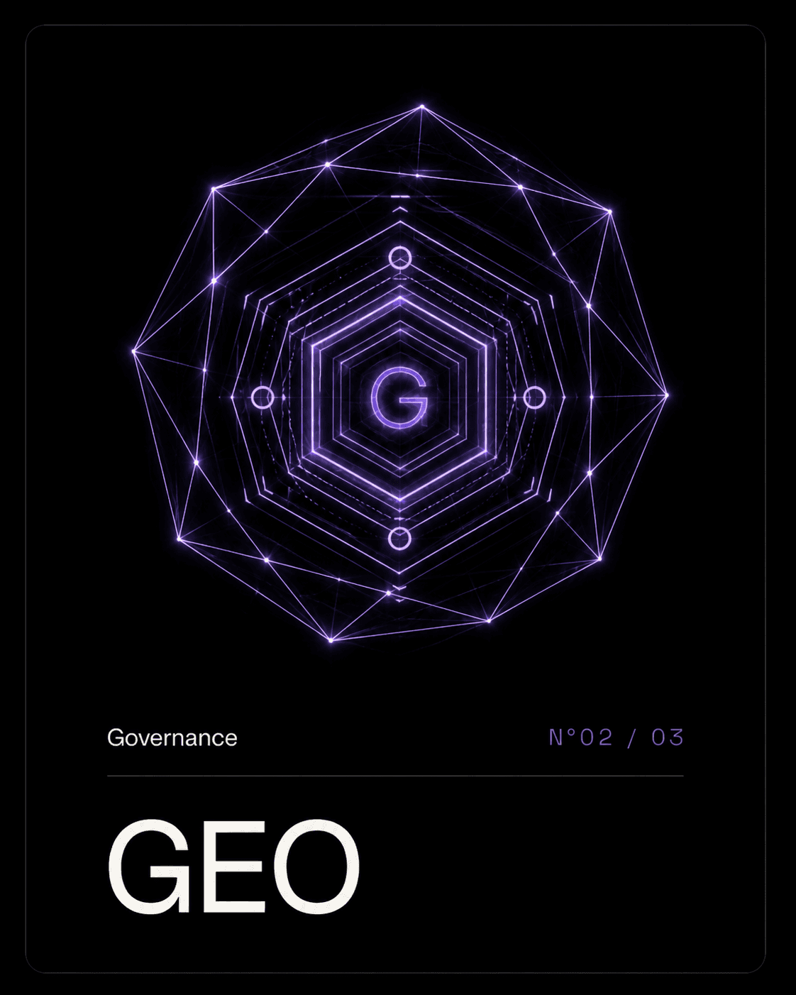 GEO — Governance